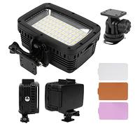 Keenso Lampe de Remplissage Submersible Portable avec 60 LED, Température de Couleur 5 500-6 000 K, pour Les Utilisateurs D'appareils Photo PC