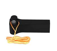 Keenso Lanceur de corde électrique, structure compacte, facile à utiliser pour le plaisir, jouet de décompression, pour adultes, matériau ABS, couleur claire (noir)