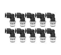 Keenso Les Bouchons Pneumatiques de Haute qualité de 10 Pcs Qui Sauvent des Verrous à Tube Rapide pour L'équipement D'automatisation pour Les Dispositifs D'automatisation (4-02)