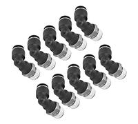 Keenso Les Bouchons Pneumatiques de Haute qualité de 10 Pcs Qui Sauvent des Verrous à Tube Rapide pour L'équipement D'automatisation pour Les Dispositifs D'automatisation (10-04)