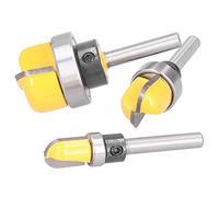 Keenso Les Coupeurs de Moutons de 6 Mm avec Un Bit de Routeur élevé pour Les Boiseries, 3 Pc Inclus