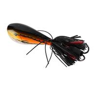 Keenso Leurre de Grenouilles, Appât Durable à Tête de Serpent avec Hameçons Barbelés, Action Réaliste pour la Pêche en Eau Douce et en Eau Salée (010#)