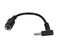 Keenso Ligne de Conversion de L'Adaptateur d'alimentation Ultrabook, EasyTouse 7.4 X 5.0 Femme à 4,5 X 3,0 Bend Masculin, Idéal pour Les Utilisateurs de Carnets, Artisanat Exquis, Noir, 1 Adaptateur