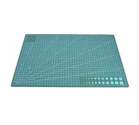 Keenso Lignes de grille auto-cicatrisantes au format A3, tapis de découpe en PVC, planche à découper en cuir et tissu lisse pour des travaux de coupe et une protection confortables, design