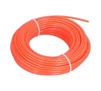 Keenso Longue Ligne de en Nylon Persistante avec des Performances de élevées pour Différents Coupeurs de Tondeuses à Gazon, Orange, 2,7 Mmx15 M, 1 Rouleau, Conception Opérationnelle