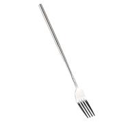 Keenso Longueur Réglable en Acier Inoxydable pour la Fourche de Dîner pour le Dessert grillé, 8.7-25.2 sur la Longue Poignée