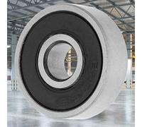 Keenso Lot de 10 roulements à billes en acier durable à grande vitesse avec diamètre intérieur 3/4/5/6 mm, diamètre extérieur 10/13/16/19 mm, pour charges radiales et axiales, roulements à gorge