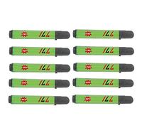 Keenso Lot de 10 stylos de nettoyage pour tissu/cuir durables - Grande capacité pour la couture - Marqueur de contour - Pour tissus et étiquettes en cuir