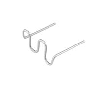 Keenso Lot de 100 agrafes à chaud de 0,8 mm pour réparation de pare-chocs de voiture pré-découpées en plastique pour soudure de carrosserie 3 types disponibles (100 pièces) soins de beauté
