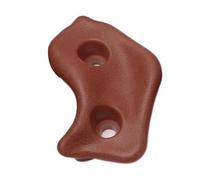 Keenso Lot de 12 supports muraux en polyéthylène avec vis et clé, poignée ergonomique, 80 Kg, 12,5 x 10 cm, pour l'entraînement en intérieur et en intérieur