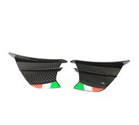 Keenso Lot de 2 carénages latéraux à ailettes pour moto 400 250 Z900 Z1000 (stylo en fibre de carbic (#4)