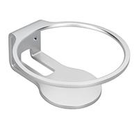 Keenso Lot de 2 étagères murales pour Roam, support mural robuste pour haut-parleur, chambre à coucher, peu encombrante (argenté)