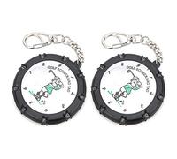 Keenso Lot de 2 Gardiens Score Compteur Course en Plastique Réglable Métal 18 Trous Accessoires