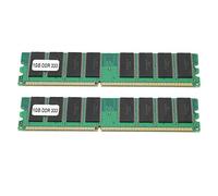 Keenso Lot de 2 modules de mémoire DDR-333 MHz PC 2700, résistants aux températures élevées pour le matériel informatique, pour un fonctionnement fluide et une efficacité