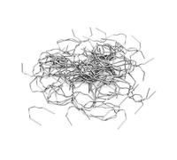 Keenso Lot de 200 agrafes de soudure à chaud 0,8 mm pour réparation de pare-chocs de voiture pré-découpées en plastique