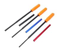 Keenso Lot de 3 Poinçons à Goupilles de 40 Cm de Longueur avec Têtes de Poinçon 1/4", 5/16", 3/8", Poignée Ergonomique et Capuchon de Frappe pour Démonter les Goupilles D'étrier de