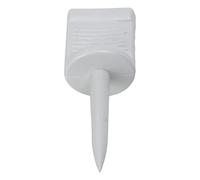 Keenso Lot de 30 Clous en Papier pour Cibles de Tir à l'arc, Clous pour Cibles de Tir à l'arc en Nylon (Blanc)