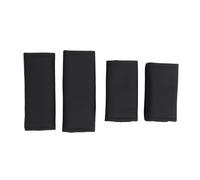 Keenso Lot de 4 Housses de Poignée de Voiture en Simili Cuir Imperméable pour Poignée de Porte Intérieure de Voiture de Remplacement pour Modèle 3 Y