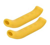 Keenso Lot de 4 poignées de levier de frein en silicone antidérapantes pour vélo de route, VTT (jaune)