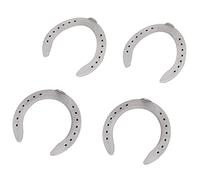 Keenso Lot de 4 protections de sabot de cheval en alliage d'aluminium pour marcher sur sol dur (type 5 (21 x 21 x 8,9 cm)