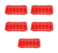 Keenso Lot de 5 mangeoires anti-déversement pour poussins - Grande capacité - Matériaux robustes