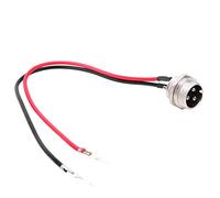 Keenso Lot de 6 connecteurs de port de charge à 3 broches et 2 fils pour scooter électrique