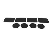 Keenso Lot de 8 Plaques Métalliques Autocollantes Magnétiques pour Supports Magnétiques de Voiture, Prise en Main Sécurisée pour Smartphones, Tablettes, GPS, Installation Facile, Accessoires pour