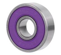 Keenso Lot de 8 Roulements de, Roulements de Scooter en Titane ABEC-7/ABEC-9 pour des Performances à Grande Vitesse, 22 X 8 X 7 Mm, Kit de Rouge/violet/jaune pour, Longboard, Patins à Roulettes