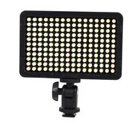 Keenso Lumière de Remplissage DSLR 176 LED, Lumière Vidéo sur Appareil Photo avec luminosité Réglable, Mini Lampe de Remplissage de Photographie pour Vloggers