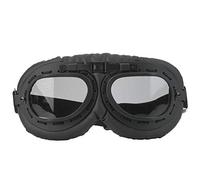 Keenso Lunettes de Moto, Lunettes d'Equitation avec Lentille de Couleur Lunettes de Protection Pare-Brise Coupe-Vent Anti-Sable(Gris 317) Protection vélo