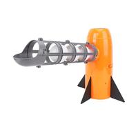 Keenso Machine de Tangage de Baseball, Balle Automatique avec Chauve-Souris Rétractable et 5 Balles d'entraînement, ABS PLAST One BUTH Pitcher pour Les Enfants et Les Débutants en Plein Air,