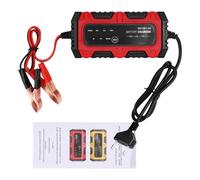 Keenso Mainteneur de Batterie, Chargeur de Batterie Intelligent Automatique 6 V 12 V avec Affichage de la Puissance et Réparation des Impulsions, pour Batteries de Moto de Voiture (Prise UE)