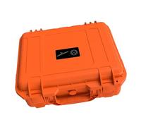 Keenso Mallette de Rangement Portable à Coque Rigide pour Mini Antenne et Accessoires avec Mousse de Protection pour Voyage étanche IP67 Orange