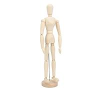 Keenso Mannequin en Bois, Matériau en Bois de, 14 Articulations Flexibles pour Artistes, Poses Réglables pour Dessin de Croquis et étude d'animation