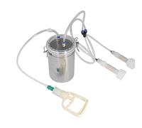 Keenso Manuel de 2000 Ml avec une Bouteille en Acier Inoxydable de Machine à Lait de Grande capacité pour la Ferme de Lait à