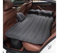 Keenso Matelas Pneumatique de Voiture, Lit de Voyage Gonflable Portable avec Oreillers d'air Arrière et Latéraux pour Camping SUV RV Camion (Black)