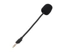 Keenso Microphone pour Casque de Jeu, Réduction du Bruit, Prise Jack 3,5 Mm, Micro pour Casque de Jeu avec Prise Plaquée or pour G733, Substitut Idéal