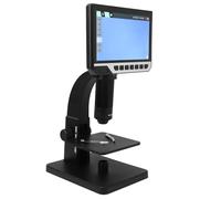 Keenso Microscope Numérique Industriel 2000x avec Un écran Haute Résolution de 7 Pouces, 11 Lumières LED, Source D'éclairage à Double LED, Adaptée à L'entretien et à L'inspection de Pression des