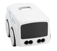 Keenso Mini Bus Magique, Voiture RC à Contrôle Gestuel de Bus à Capteur Intelligent avec Suivi de Ligne et 9 Expressions LED, pour Jeu Interactif pour Enfants (White)