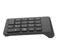 Keenso Mini Clavier Numérique sans Fil sans Fil Clavier Léger Ergonomique 2,4g USB pour Ordinateur Portable PC Noir (Black)