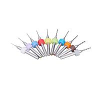 Keenso Mini-Drill Bit Set Fast Drilling Drilling High Usure Tungsten -carbid Macro Forage pour L'industrie, Nettoyage des Buses, Cartes de Circuits Imprimées, Plastiques Métalliques