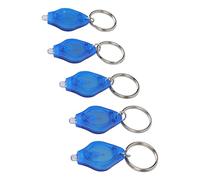 Keenso Mini Lampe de Poche Porte-clés LED, Lumière de Détection Portable pour la Détection de Bijoux, Ensemble de 5 Pièces pour L'extérieur, le Camping, la Randonnée, Porte-clés, Lumière de Doigt