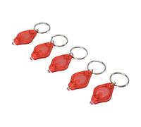 Keenso Mini Lampe de Poche Porte-clés LED, Lumière de Détection Portable pour la Détection de Bijoux, Ensemble de 5 Pièces pour L'extérieur, le Camping, la Randonnée, Porte-clés, Lumière de Doigt
