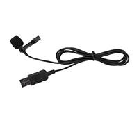 Keenso Mini Microphone USB à Pince, Haute sensibilité pour L'enregistrement, Sortie Stéréo Omnidirectionnelle à 360°, Léger et Portable, Idéal pour Le Chat Vidéo