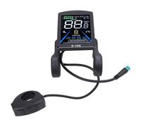 Keenso Mini Moniteur, écran LED, écran LCD pour Vélo électrique, écran LCD 24 V, 36 V, 48 V, 60 V, 72 V, Connecteur d'eau Universel à 5 Broches, écran S-100 pour Guidon de 22,2 Mm,