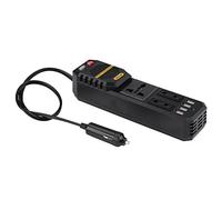 Keenso Mini Onduleur 200W, Converter Convertisseur DC 12V à 220V AC Power Car Inverter Transformateur de Tension de Voiture avec 4 Allume-Cigare de Port USB Inverseur de Voiture