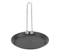 Keenso Mini Poêle à Frire Isolée de Haute qualité pour un Chauffage Rapide, Petit Wok Mignon pour Cuisinières à Induction, Cuisinière Domestique Durable (poignée en acier)