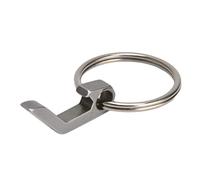 Keenso Mini Porte-clés Ouvre-bouteille, Outil de Vin de Bière en Métal élégant pour le Camping, Petit Porte-clés Ouvre-bière Compact pour L'extérieur