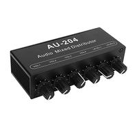 Keenso Mini Stéréo Audio Splitter Box 2 Ways Reimers 4 -Ways-Input Édition pour Le Champ Musical