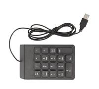 Keenso Mini Wired 18 Clés du pavé Numéro, Tapage de Saisie Numérique Silencieux pour Les Utilisateurs D'ordinateurs Portables, Fiche et Jouer USB Numpad pour la Frappe Confortable - Longueur de Fil